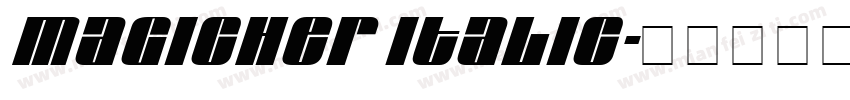 Magicher Italic字体转换